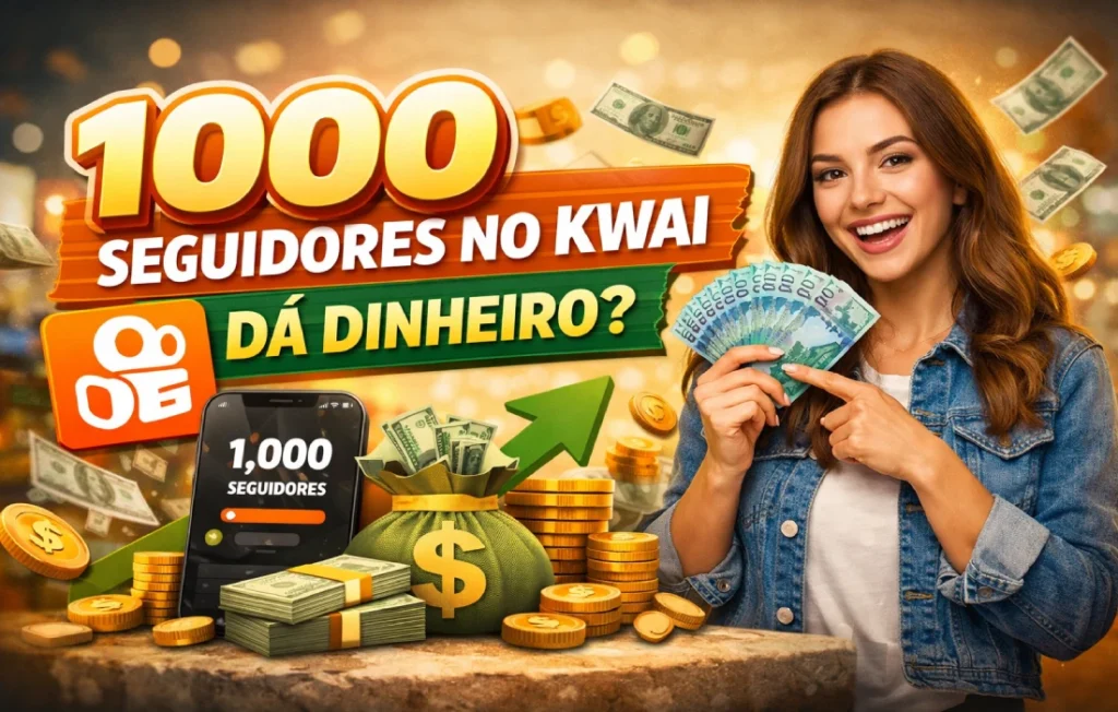 1000 seguidores no Kwai dá dinheiro