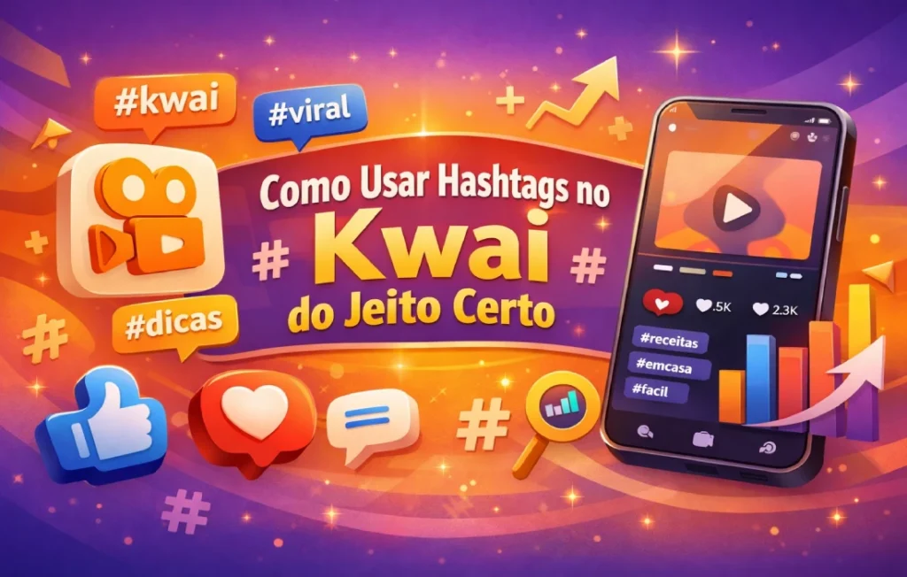 Como Usar Hashtags no Kwai