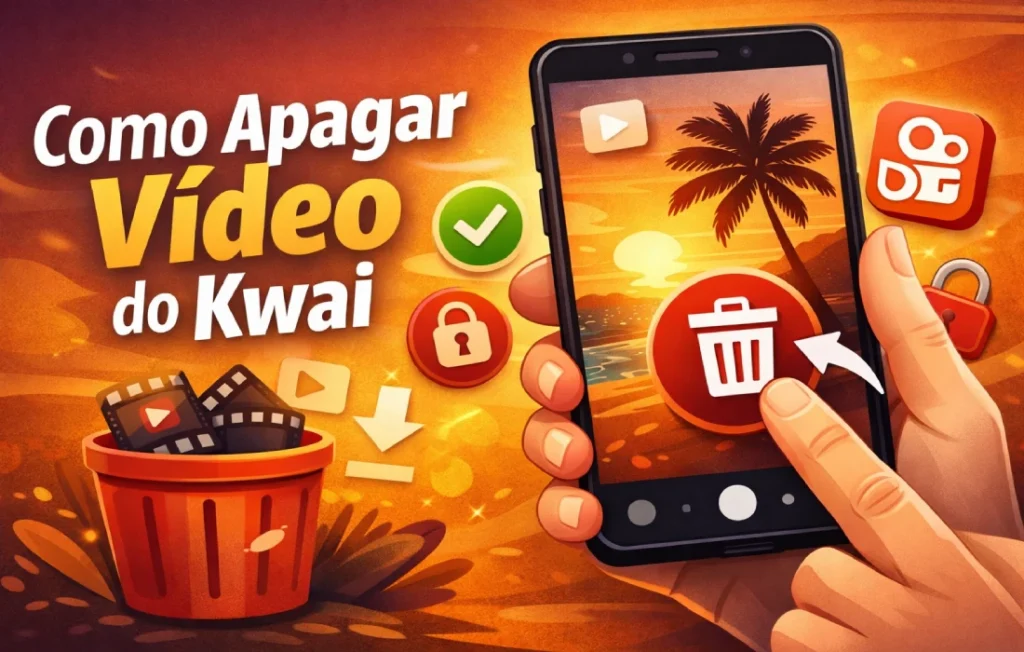 Como apagar video do kwai