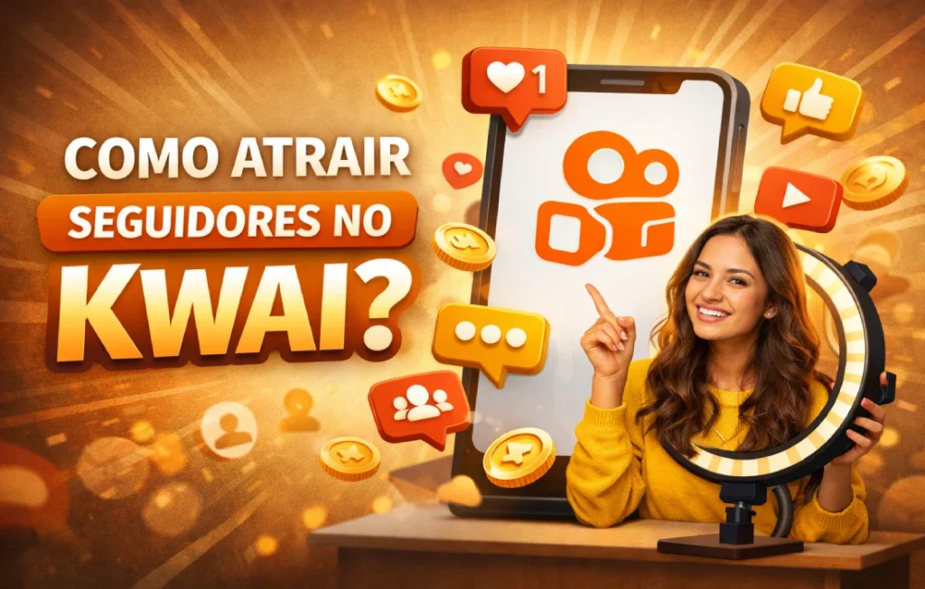 Como atrair seguidores no Kwai
