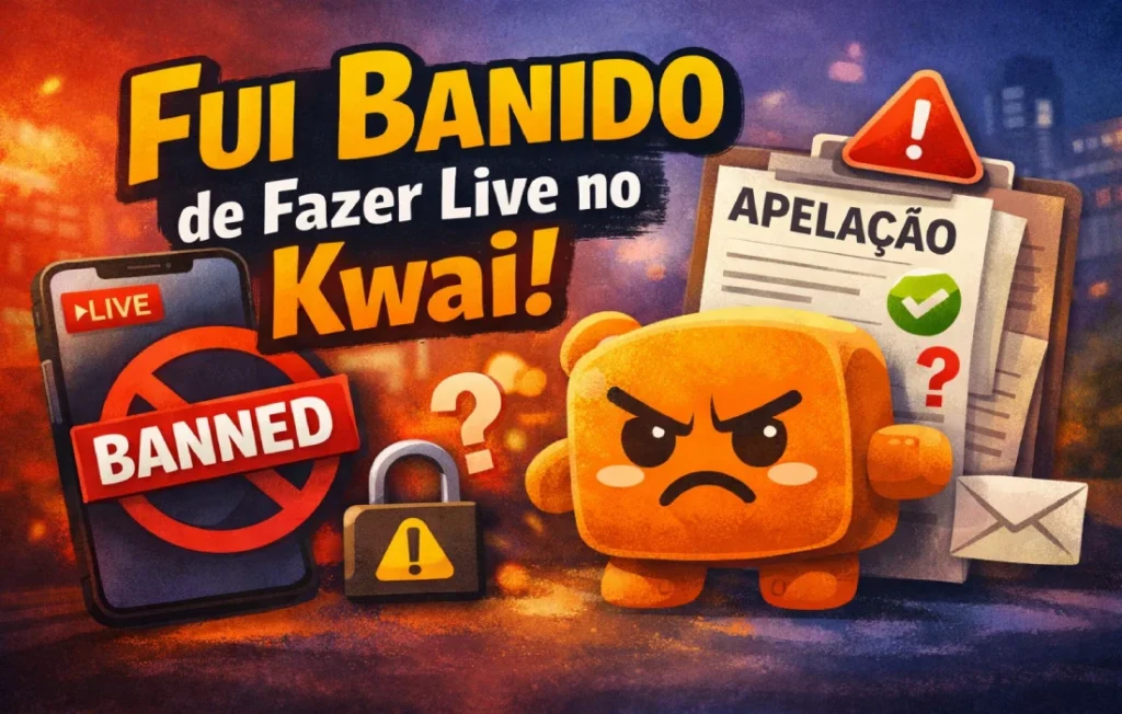 Fui banido de fazer live no Kwai