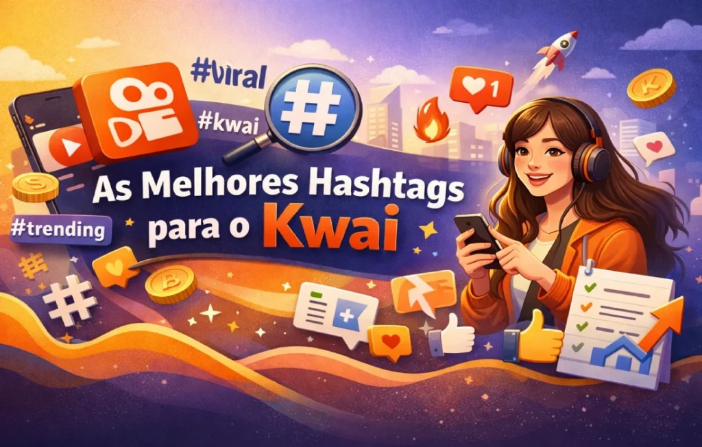 Hashtags para o Kwai