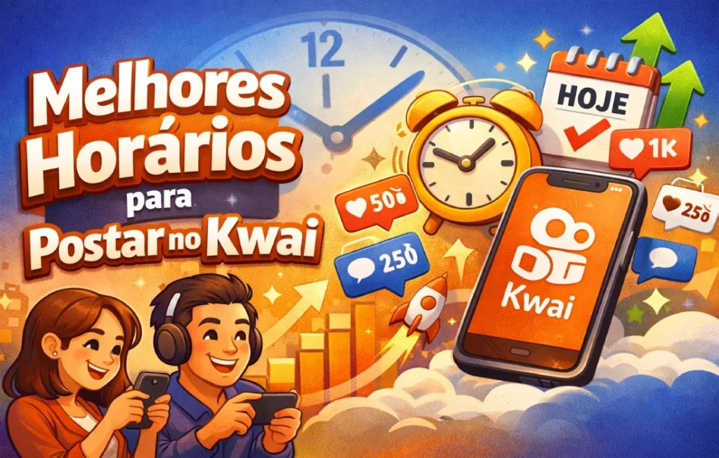 Melhores horários para postar no Kwai