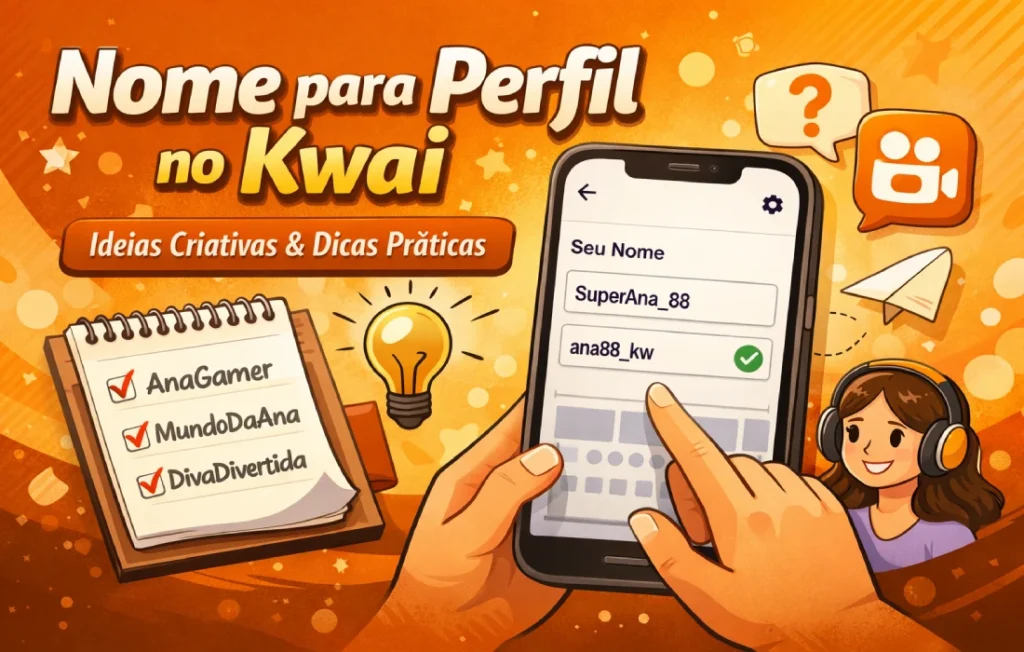 Nome para Perfil no Kwai