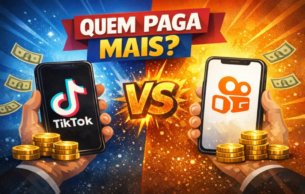 Quem paga mais Kwai ou TikTok