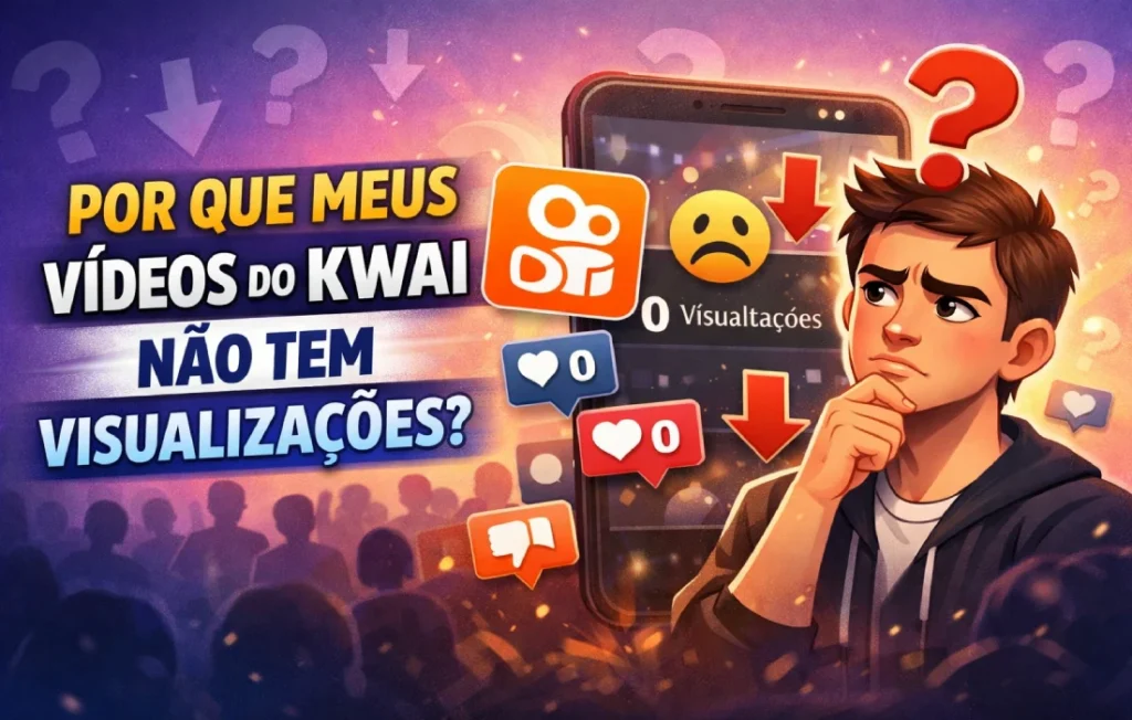 Vídeos do Kwai Não Tem Visualizações